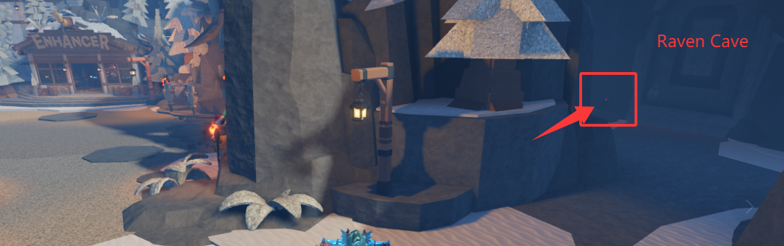 raven cave location the forge